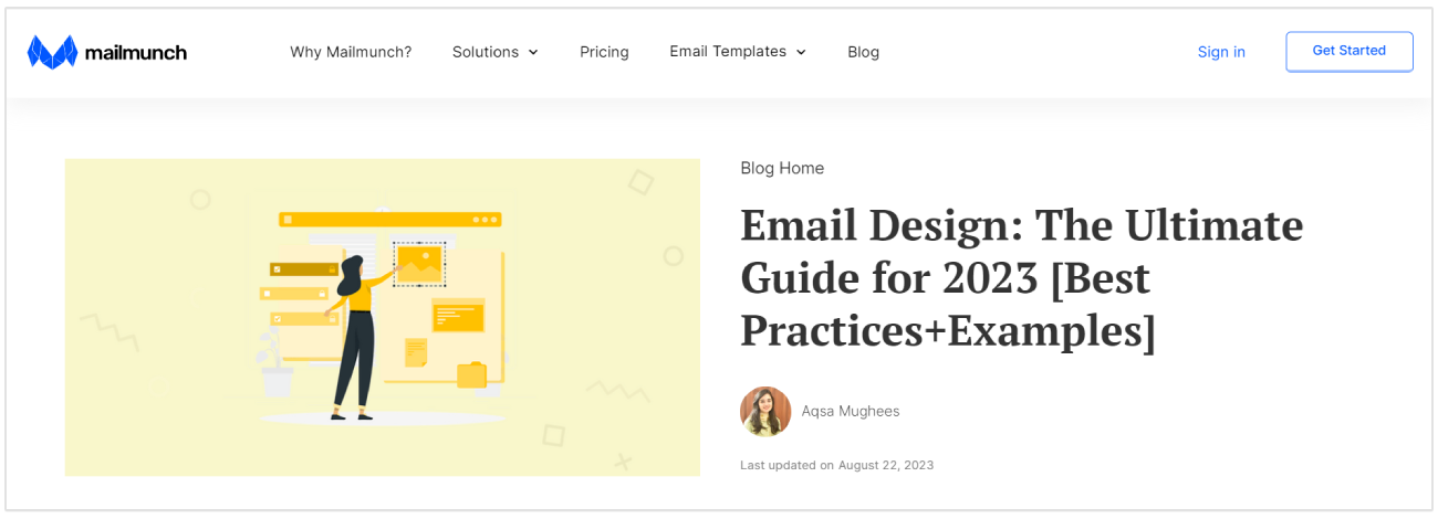 E-Mail-Design-Blogbeitrag